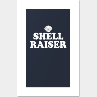 Shellraiser Sea Shell Shirt Cute Shells Funny Ocean Lover Gift Posters and Art